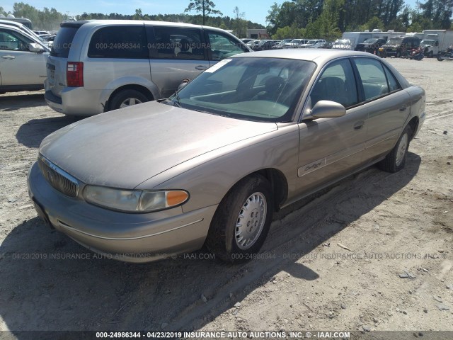 2G4WY55J711275013 - 2001 BUICK CENTURY LIMITED TAN photo 2