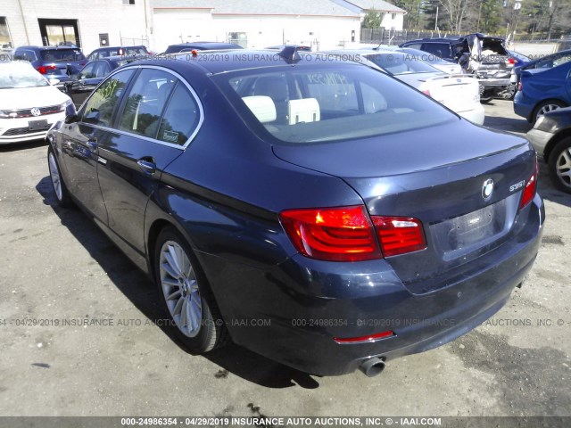 WBAFU7C54CDU62280 - 2012 BMW 535 XI BLUE photo 3