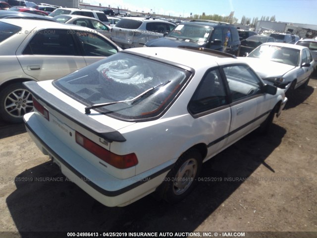 JH4DA3450JS036524 - 1988 ACURA INTEGRA LS WHITE photo 4