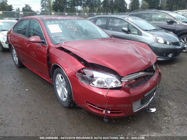 2G1WB5E3XE1187594 - 2014 CHEVROLET IMPALA LIMITED LT RED photo 1