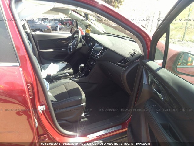 KL4CJASB0KB721161 - 2019 BUICK ENCORE PREFERRED RED photo 5