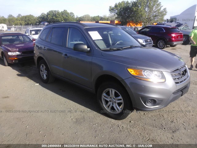 5NMSG3AB6AH408249 - 2010 HYUNDAI SANTA FE GLS GRAY photo 1