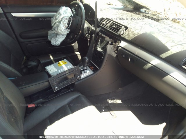 WAUAF78E08A009599 - 2008 AUDI A4 2.0T BLACK photo 5