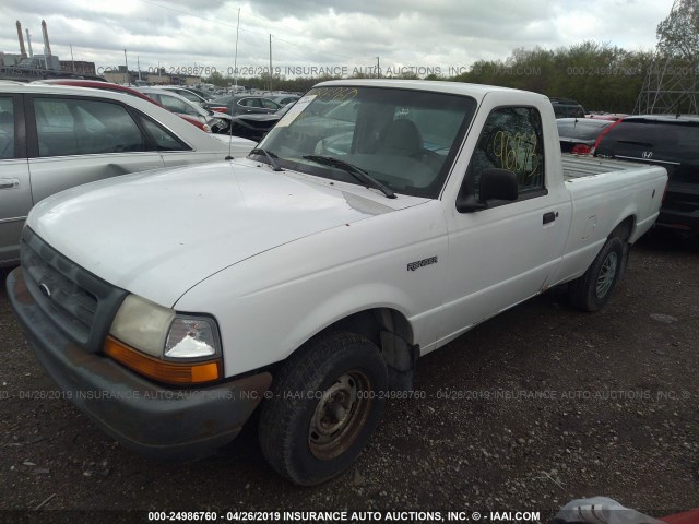 1FTYR10U7WUB69466 - 1998 FORD RANGER WHITE photo 2