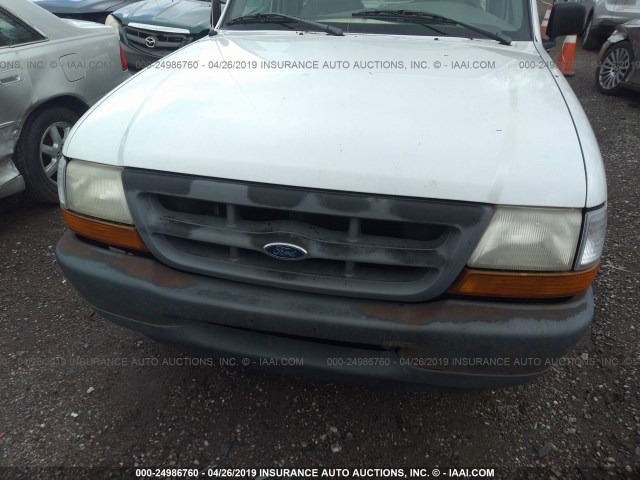 1FTYR10U7WUB69466 - 1998 FORD RANGER WHITE photo 6