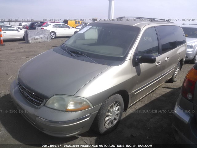 2FMZA5241XBB41116 - 1999 FORD WINDSTAR SE GOLD photo 2