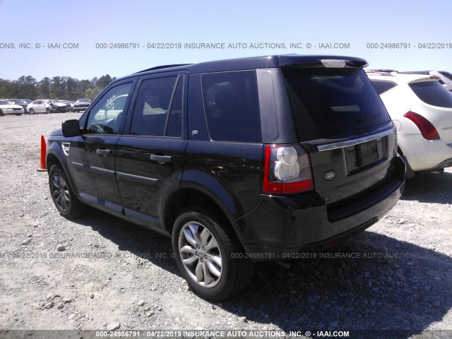 SALFT2BN9CH310393 - 2012 LAND ROVER LR2 HSE TECHNOLOGY BLACK photo 3