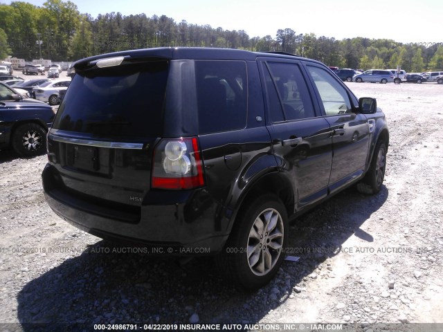 SALFT2BN9CH310393 - 2012 LAND ROVER LR2 HSE TECHNOLOGY BLACK photo 4