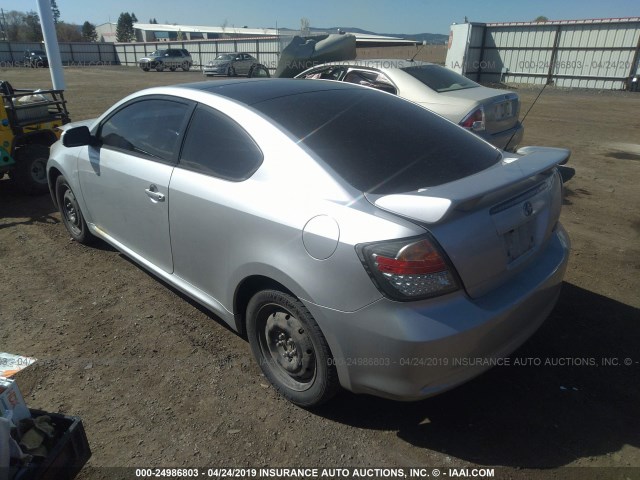 JTKDE177660064265 - 2006 TOYOTA SCION TC SILVER photo 3