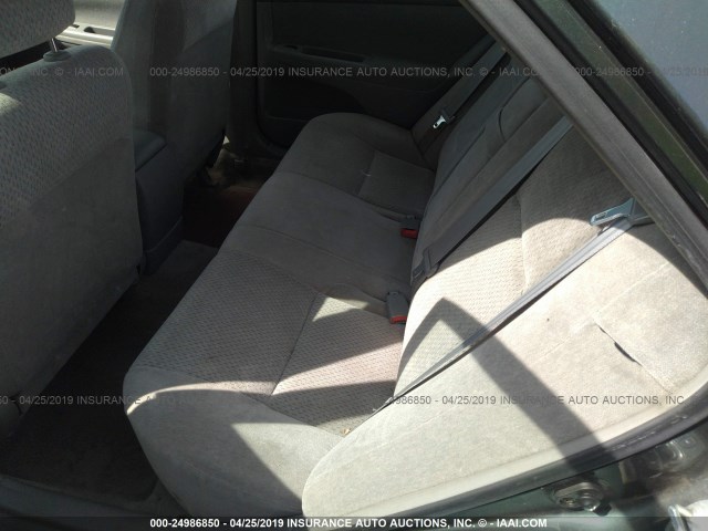 JTDBE32K930159811 - 2003 TOYOTA CAMRY LE/XLE GREEN photo 8
