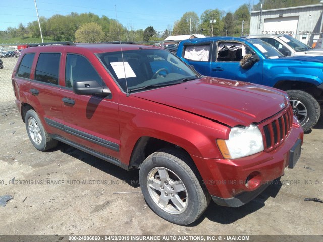 1J4GR48K96C304754 - 2006 JEEP GRAND CHEROKEE LAREDO/COLUMBIA/FREEDOM RED photo 1