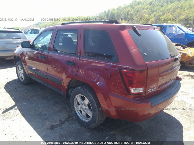 1J4GR48K96C304754 - 2006 JEEP GRAND CHEROKEE LAREDO/COLUMBIA/FREEDOM 红色 照片 3
