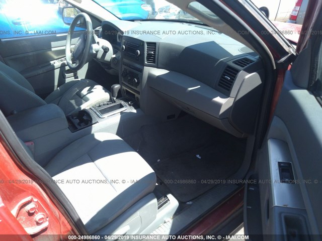 1J4GR48K96C304754 - 2006 JEEP GRAND CHEROKEE LAREDO/COLUMBIA/FREEDOM 红色 照片 5