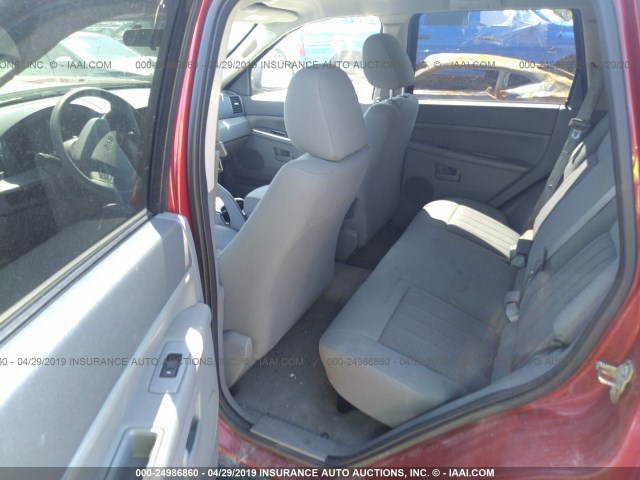 1J4GR48K96C304754 - 2006 JEEP GRAND CHEROKEE LAREDO/COLUMBIA/FREEDOM 红色 照片 8