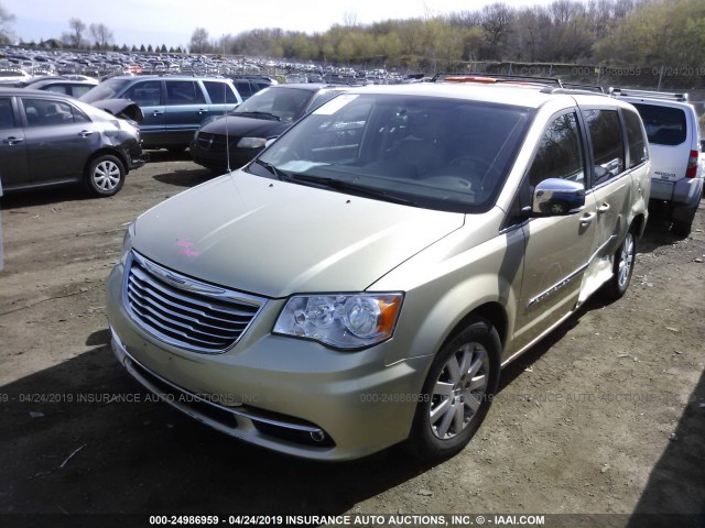 2A4RR8DG5BR714051 - 2011 CHRYSLER TOWN & COUNTRY TOURING L GOLD photo 2