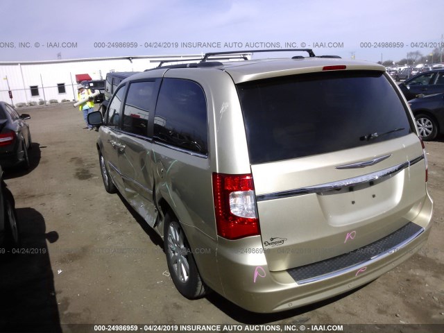 2A4RR8DG5BR714051 - 2011 CHRYSLER TOWN & COUNTRY TOURING L GOLD photo 3