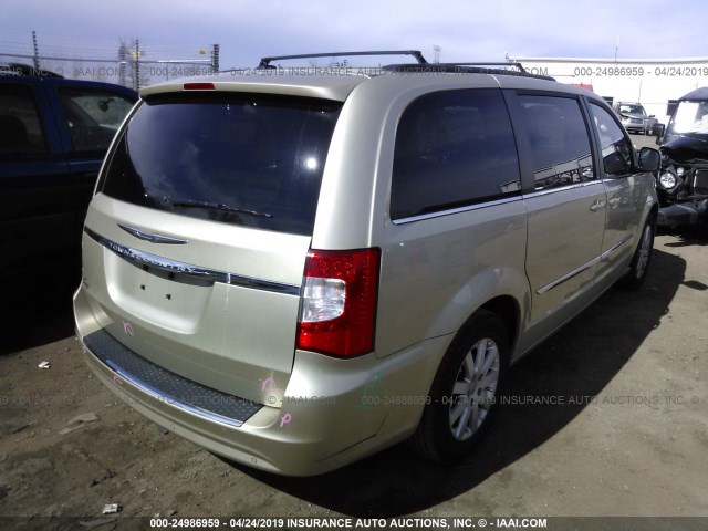 2A4RR8DG5BR714051 - 2011 CHRYSLER TOWN & COUNTRY TOURING L GOLD photo 4