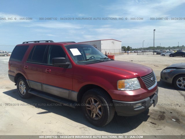 1FMPU15596LA71598 - 2006 FORD EXPEDITION XLT RED photo 1