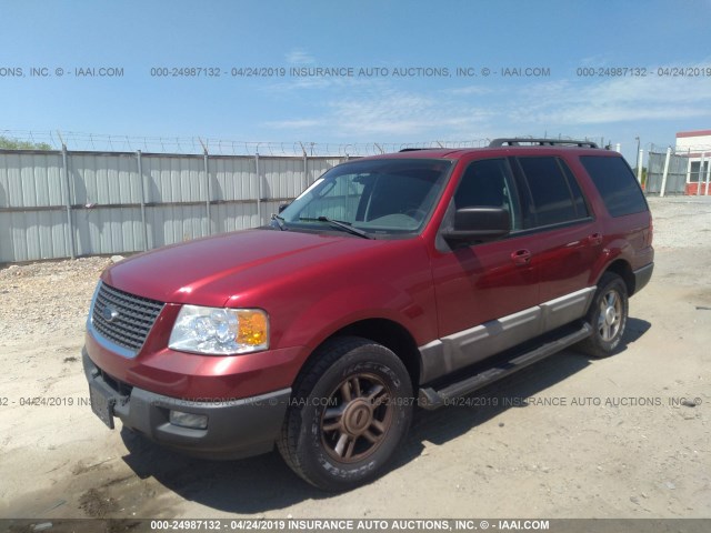 1FMPU15596LA71598 - 2006 FORD EXPEDITION XLT RED photo 2