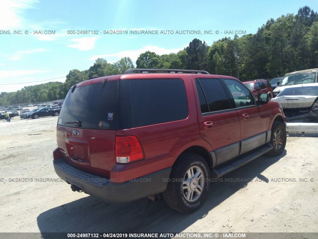 1FMPU15596LA71598 - 2006 FORD EXPEDITION XLT RED photo 4