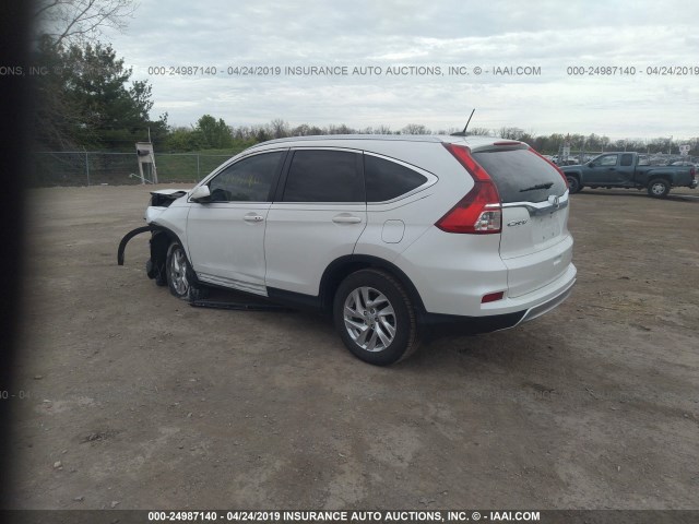 5J6RM3H78GL014973 - 2016 HONDA CR-V EXL WHITE photo 3