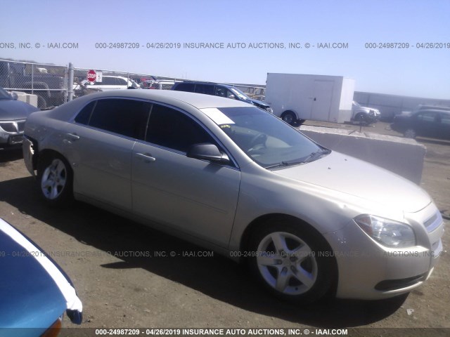 1G1ZB5E05CF257348 - 2012 CHEVROLET MALIBU LS GOLD photo 1
