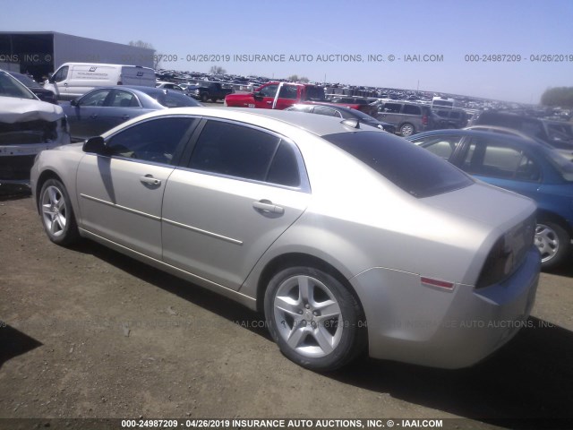 1G1ZB5E05CF257348 - 2012 CHEVROLET MALIBU LS GOLD photo 3