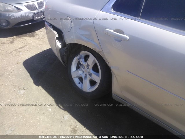 1G1ZB5E05CF257348 - 2012 CHEVROLET MALIBU LS GOLD photo 6