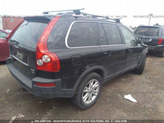 YV4CZ852161269300 - 2006 VOLVO XC90 V8 BLACK photo 4