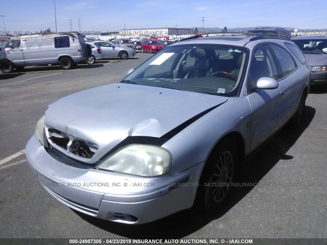 1MEHM59SX4A617011 - 2004 MERCURY SABLE LS PREMIUM SILVER photo 2