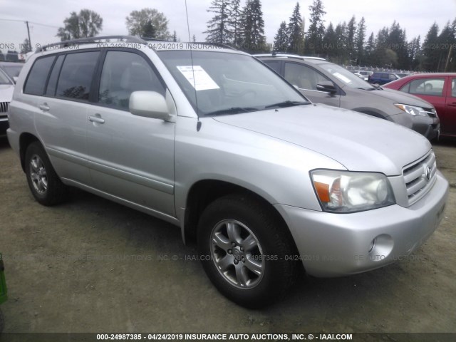 JTEGP21A070148362 - 2007 TOYOTA HIGHLANDER SPORT SILVER photo 1