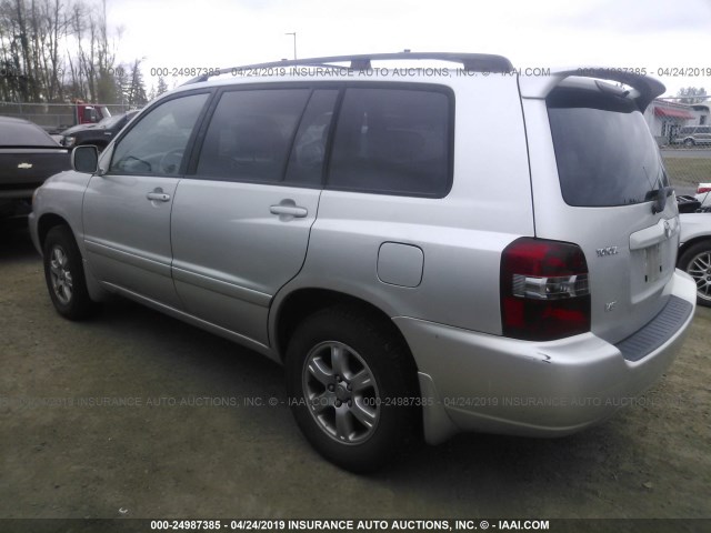 JTEGP21A070148362 - 2007 TOYOTA HIGHLANDER SPORT SILVER photo 3