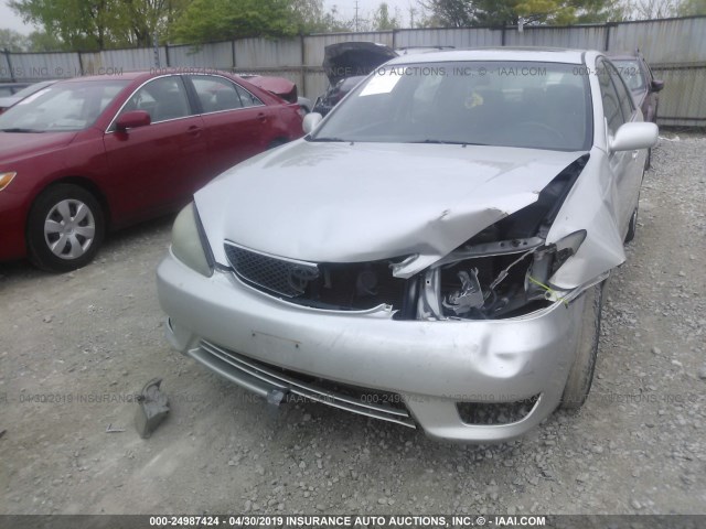 4T1BE32K85U548754 - 2005 TOYOTA CAMRY LE/XLE/SE SILVER photo 6