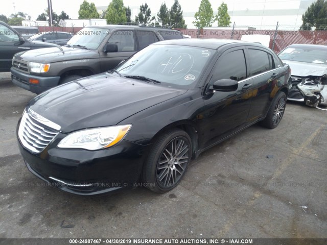 1C3CCBBG6DN658719 - 2013 CHRYSLER 200 TOURING BLACK photo 2