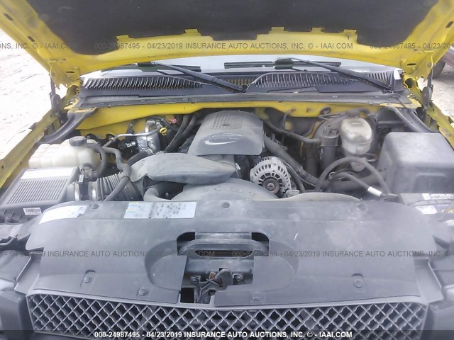 1GCEC14T74Z159168 - 2004 CHEVROLET SILVERADO C1500 YELLOW photo 10