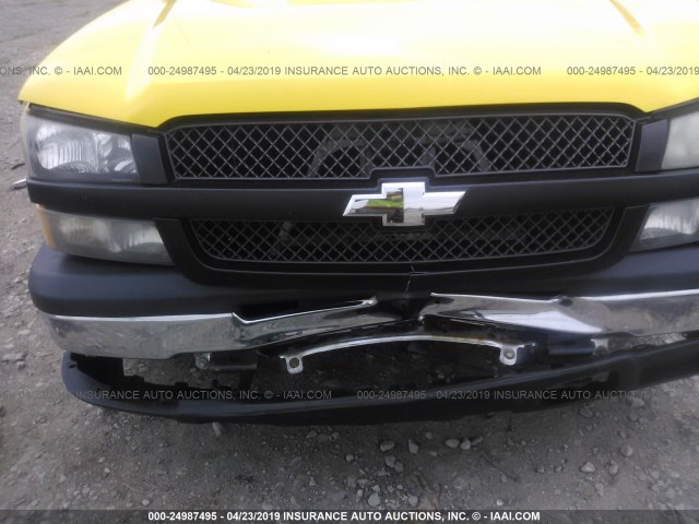 1GCEC14T74Z159168 - 2004 CHEVROLET SILVERADO C1500 YELLOW photo 6