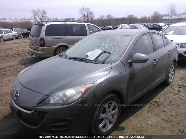 JM1BL1SF2A1132213 - 2010 MAZDA 3 I BLACK photo 2