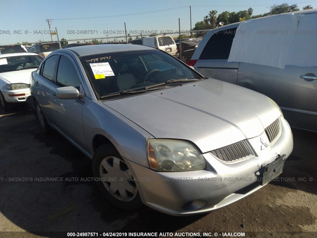 4A3AB26F34E091390 - 2004 MITSUBISHI GALANT DE SILVER photo 1