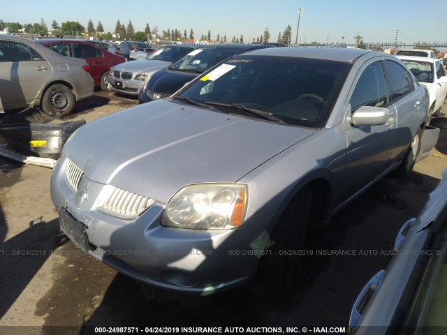 4A3AB26F34E091390 - 2004 MITSUBISHI GALANT DE SILVER photo 2