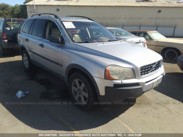 YV1CZ91H441066864 - 2004 VOLVO XC90 T6 SILVER photo 1