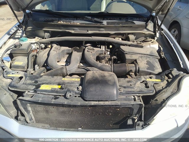 YV1CZ91H441066864 - 2004 VOLVO XC90 T6 SILVER photo 10