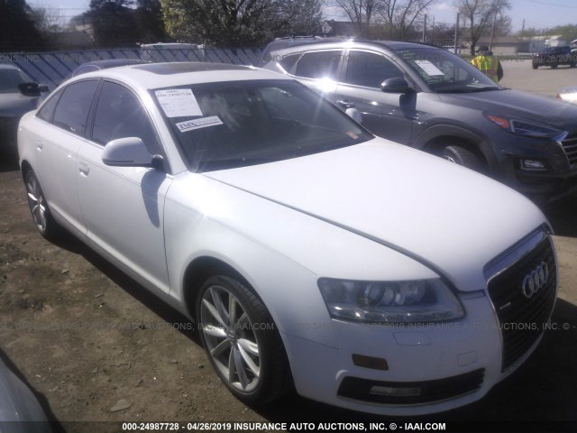 WAUWG74F39N055312 - 2009 AUDI A6 QUATTRO WHITE photo 1