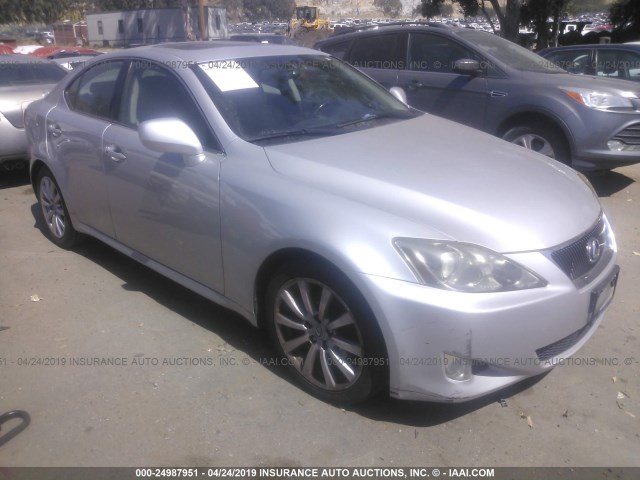 JTHBK262562006363 - 2006 LEXUS IS 250 SILVER photo 1