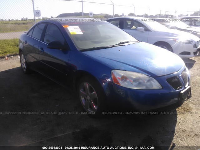 1G2ZH58N974218877 - 2007 PONTIAC G6 GT BLUE photo 1