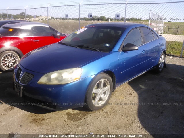 1G2ZH58N974218877 - 2007 PONTIAC G6 GT BLUE photo 2