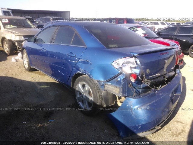 1G2ZH58N974218877 - 2007 PONTIAC G6 GT BLUE photo 3