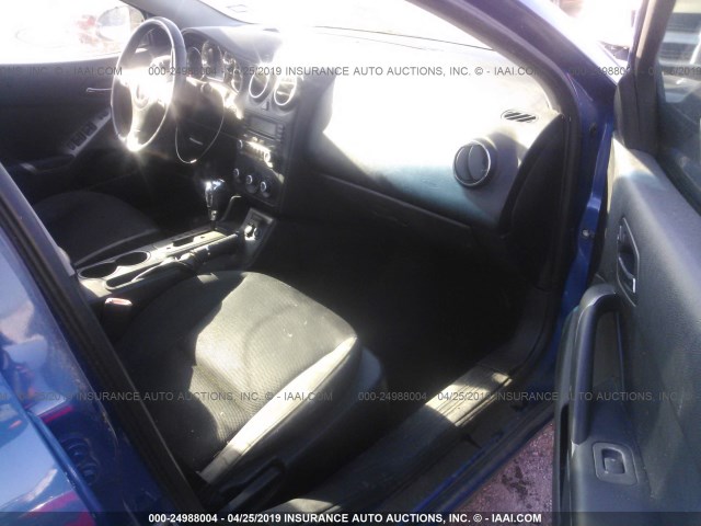 1G2ZH58N974218877 - 2007 PONTIAC G6 GT BLUE photo 5