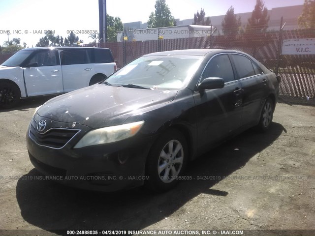 4T1BF3EK9AU071335 - 2010 TOYOTA CAMRY SE/LE/XLE BLACK photo 2