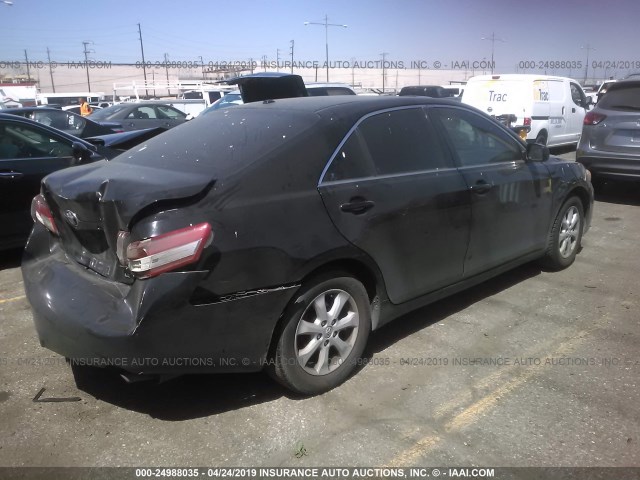 4T1BF3EK9AU071335 - 2010 TOYOTA CAMRY SE/LE/XLE BLACK photo 4