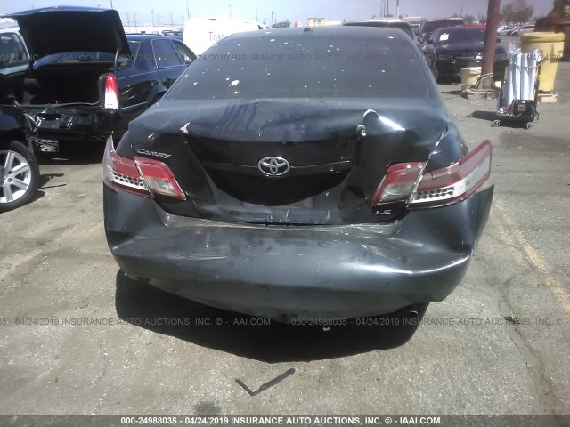 4T1BF3EK9AU071335 - 2010 TOYOTA CAMRY SE/LE/XLE BLACK photo 6